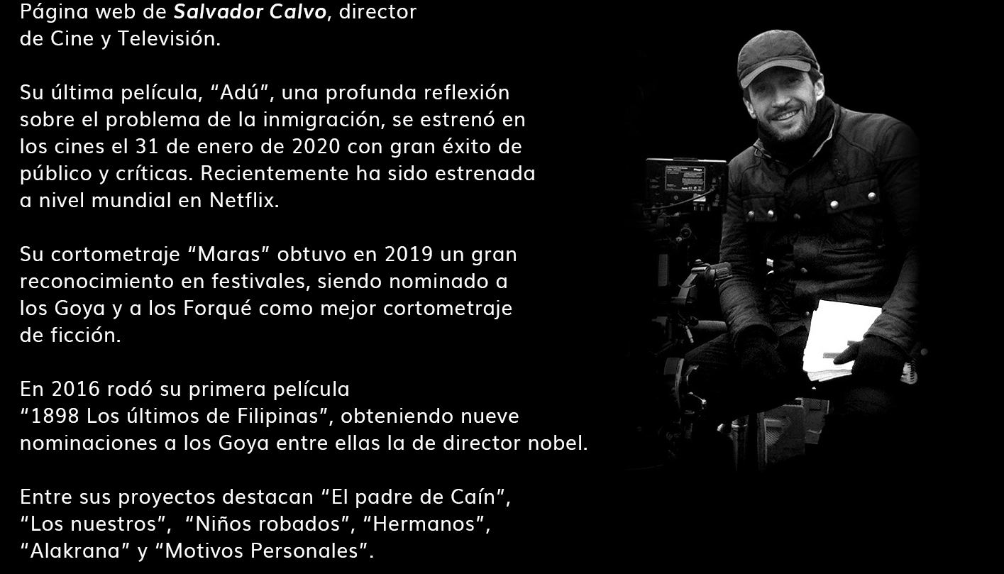 Salvador Calvo director de Cine