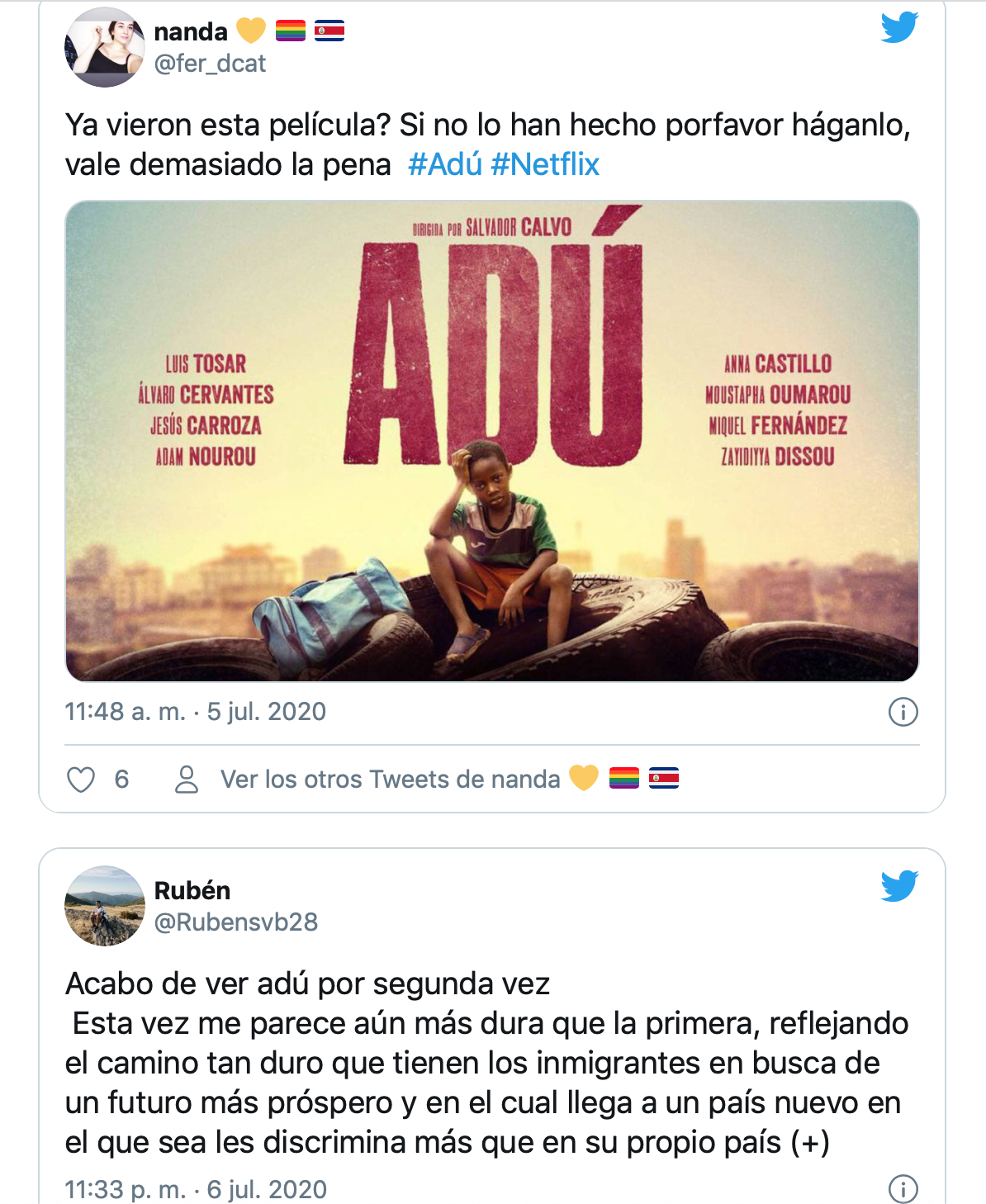 'Adú', la película que está emocionando a los usuarios de Netflix
